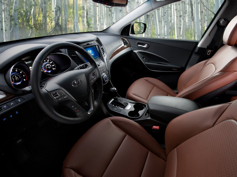 Hyundai Santa Fe III 2014 салон