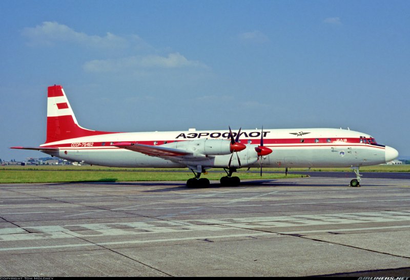 Ил-18в CCCP-75712