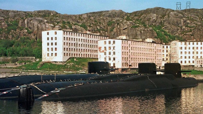 Видяево Мурманская область база подводных лодок