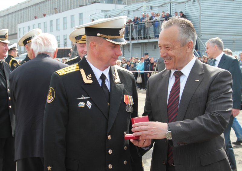 Командир АПРК «Северодвинск» Сергей Митяев