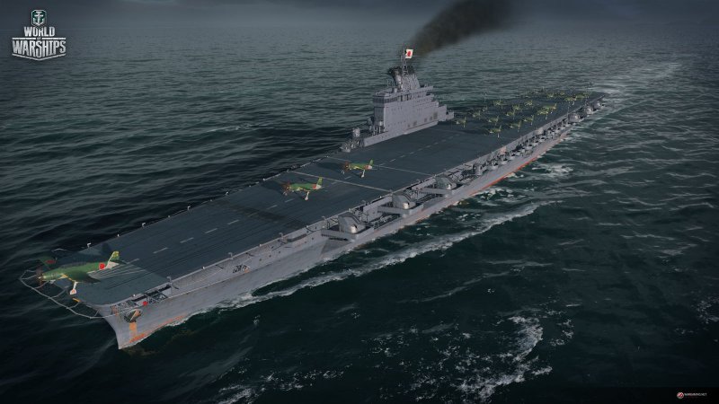 Авианосец Хакурю wows