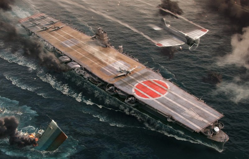 Авианосец HMS indefatigable
