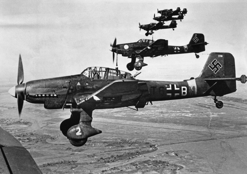 Юнкерс ju 87 пикирующий бомбардировщик