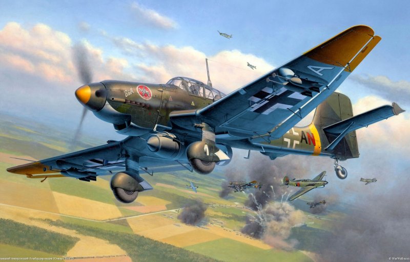 Junkers 87 германский бомбардировщик