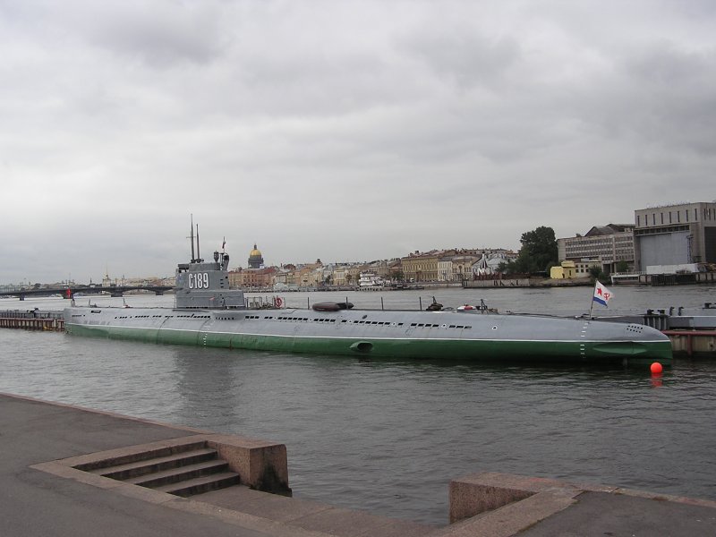 Музей подводная лодка с-189 в Санкт-Петербурге