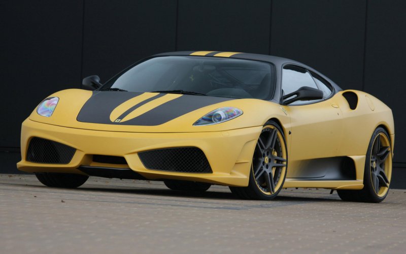 Ferrari f430 желтая