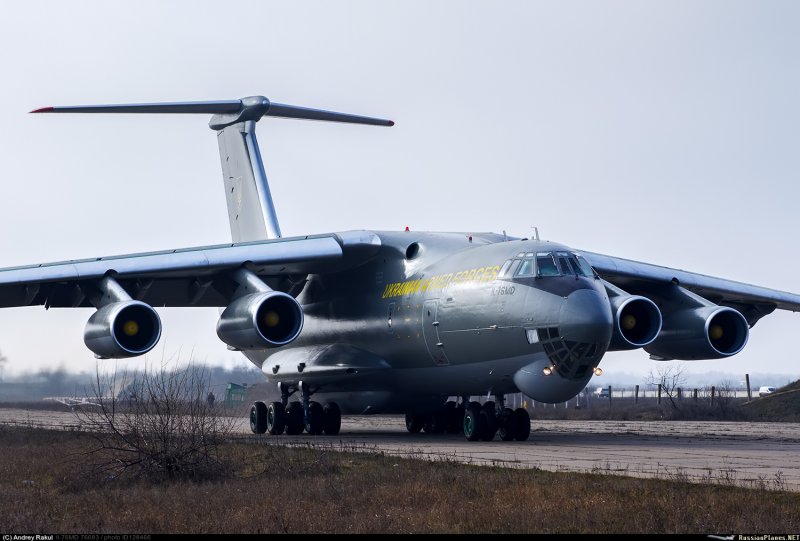 Украина ВВС самолет ил76
