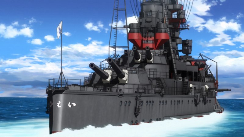 High School Fleet эсминец Harukaze