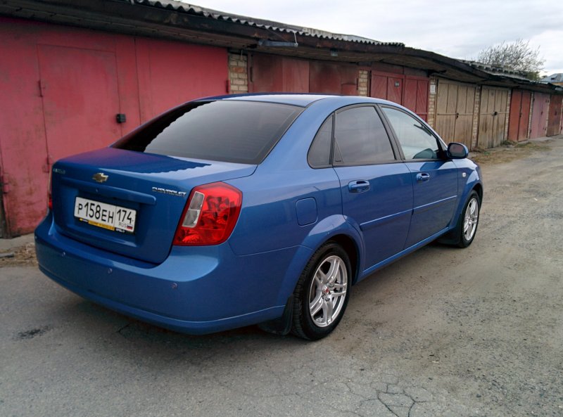 Шевроле Лачетти седан синий