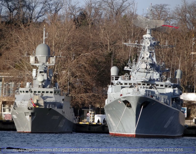 Новейшие корабли ЧФ РФ 2021