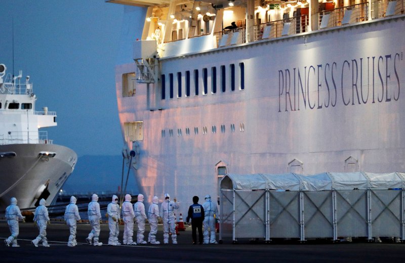 Diamond Princess лайнер коронавирус