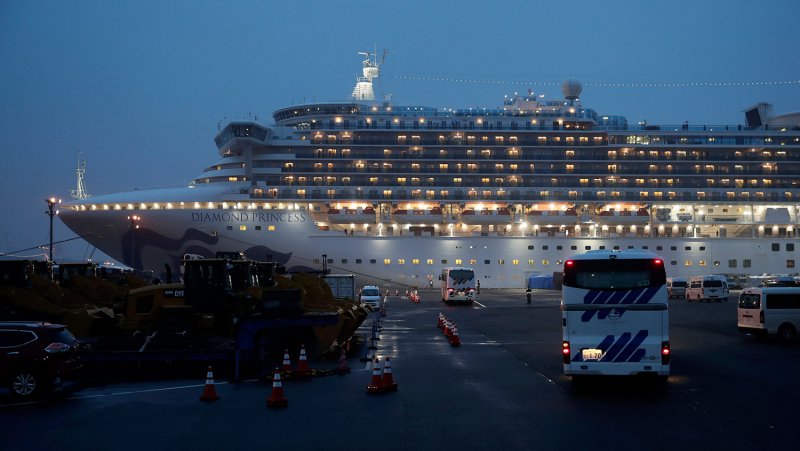 Круизный лайнер Diamond Princess