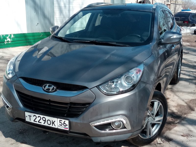 Ix35 Hyundai цвет мокрый асфальт