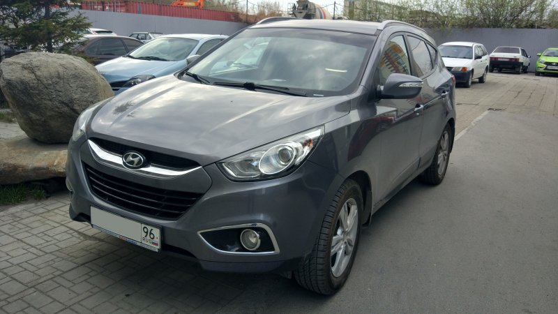 Ix35 Hyundai цвет мокрый асфальт