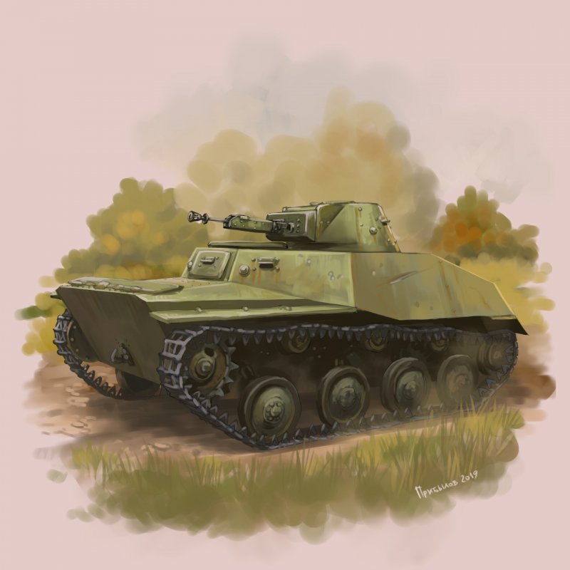Плавающий танк т-40