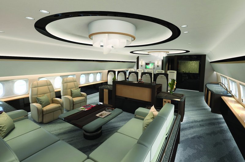 Boeing Business Jet (BBJ) салон