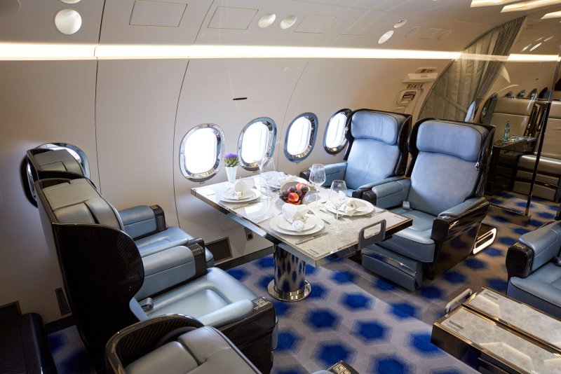 Boeing 737 BBJ интерьер