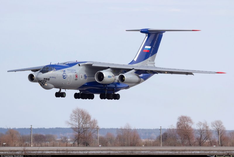 Летающая лаборатория ил-76 Лии