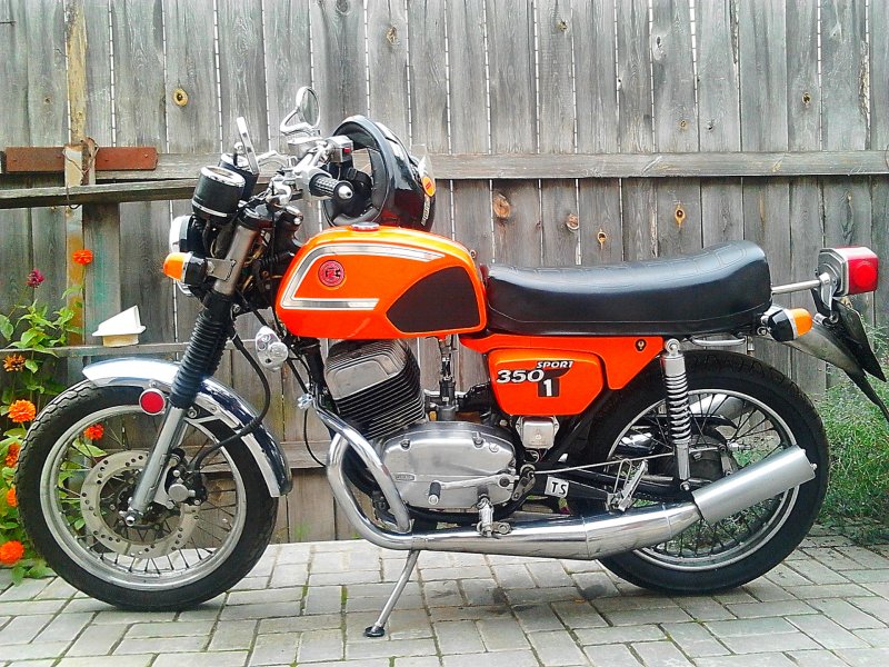 MZ ETZ 301 оранжевый
