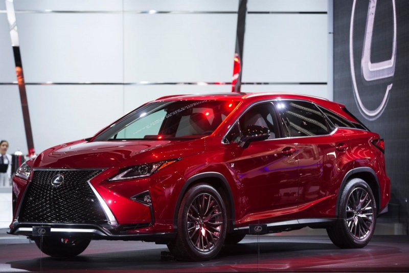 Лексус РХ 350 красный
