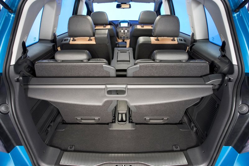 Opel Zafira, 2013 багажник