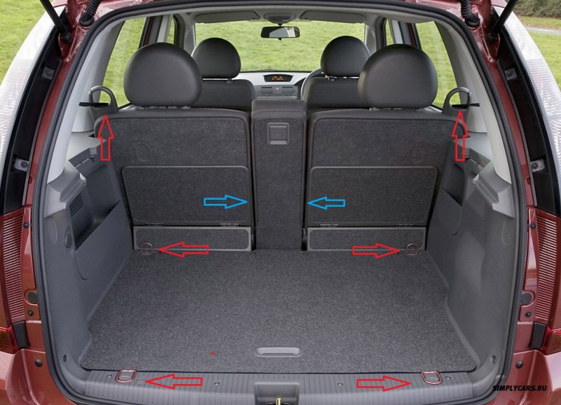 Opel Meriva салон