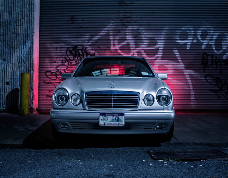 Бампер передний AMG Mercedes w210 дорестайлинг