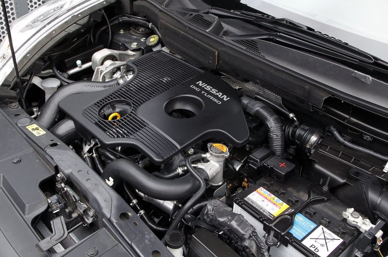 Nissan Juke 1,6 Turbo моторный отсек