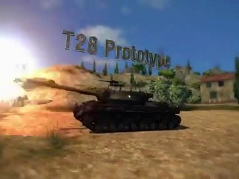 Бои на прототипе ТЭ 28 World of Tanks