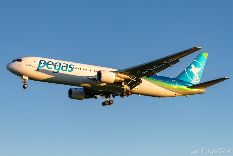 Борт VQ-Ben Боинг 767 вид сверху