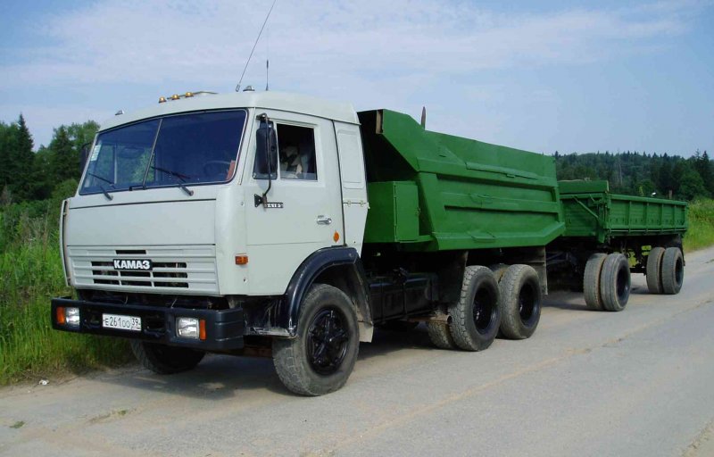 КАМАЗ 5511 зеленый