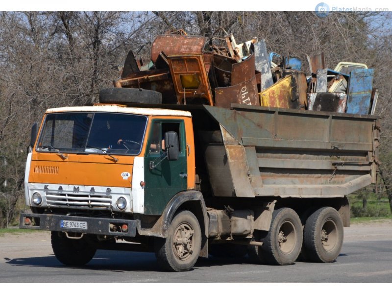 Старый КАМАЗ 5511