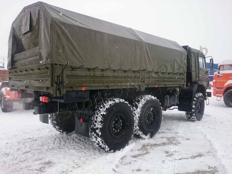 КАМАЗ 43118 тентованный военный