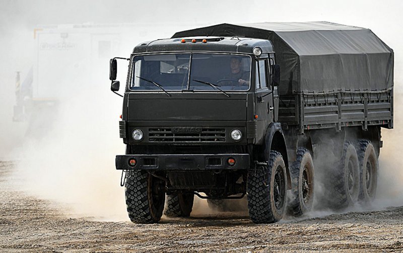 КАМАЗ самосвал армейский53502