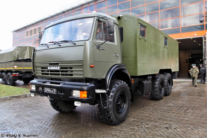 КАМАЗ 43118 военный кунг