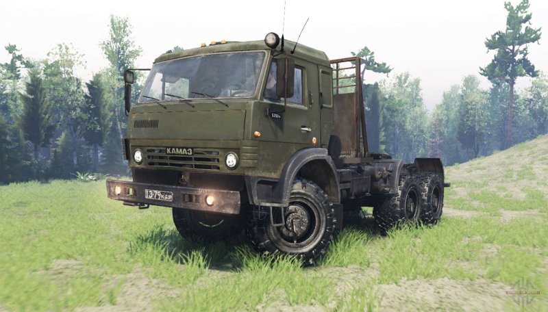 КАМАЗ 43118 тентованный военный