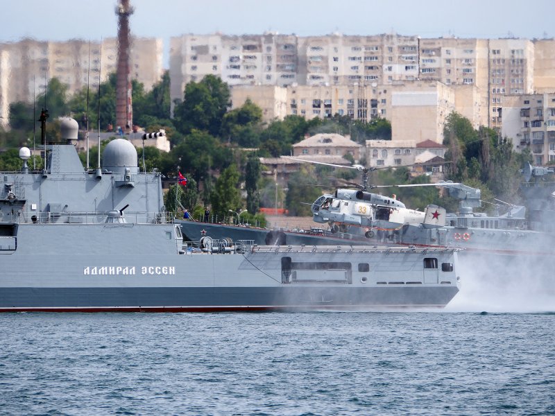 Фрегат Черноморского флота "Адмирал Эссен"