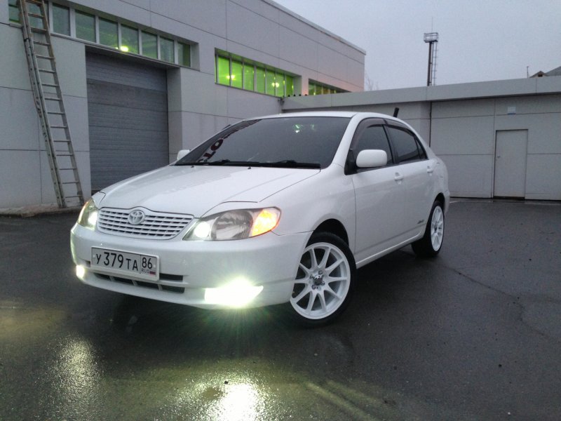 Королла е120 белая