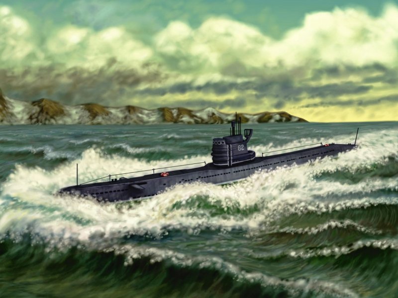 Подводная лодка СССР 1974 Прибалтика
