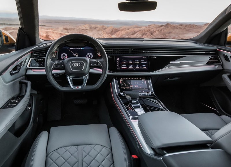Audi q8 2019 салон