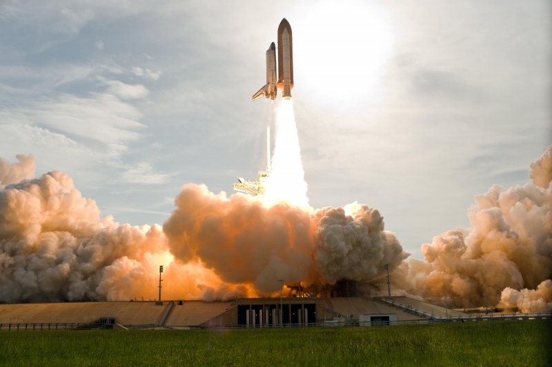 Space Shuttle Challenger Liftoff