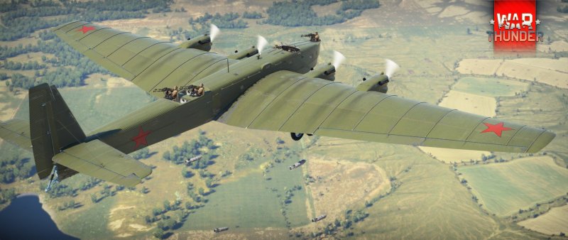 Самолет бомбардировщик ТБ 3