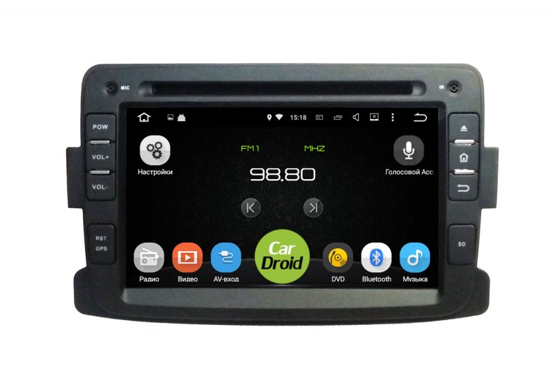 Магнитола Renault Duster Bluetooth
