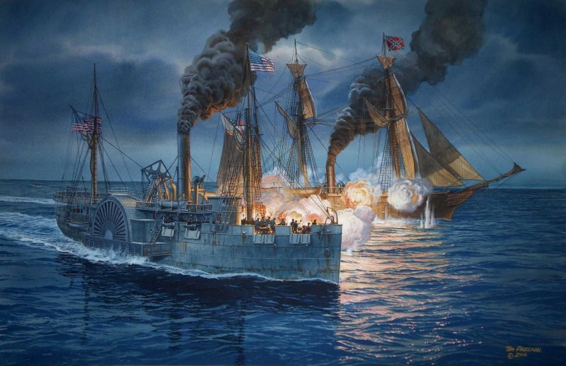 USS Constitution сечение