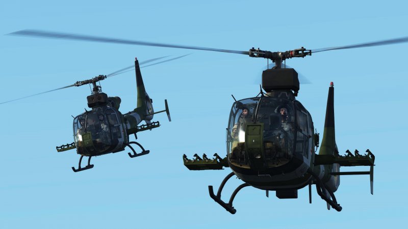 Вертолет sa 342 Gazelle
