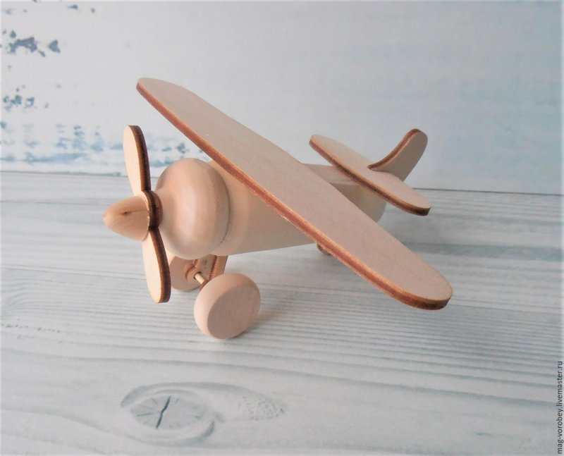 Wooden Toys po сборная деревянная модель бомбардировщика f118 Хорнет