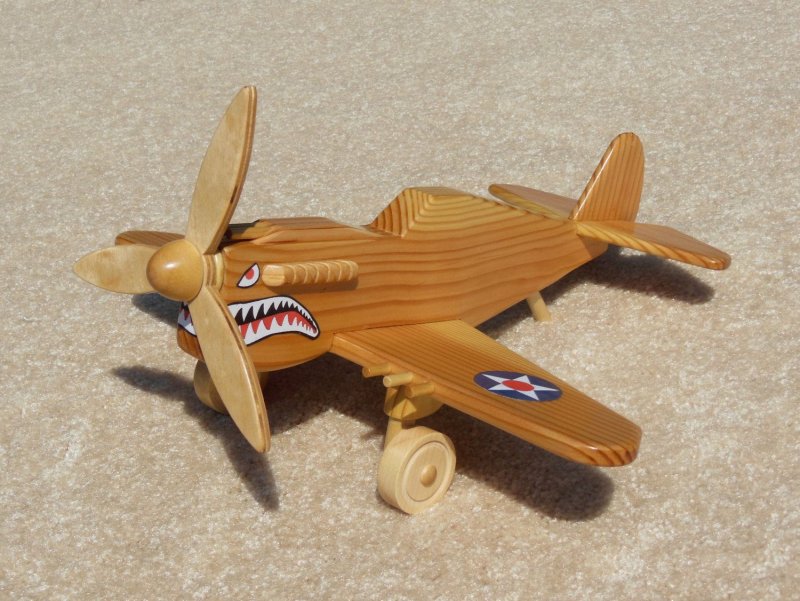Механический 3d-пазл из дерева Wood Trick самолет