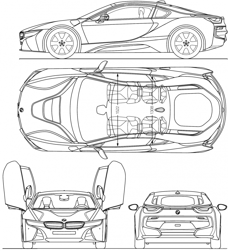 BMW i8 Blueprints
