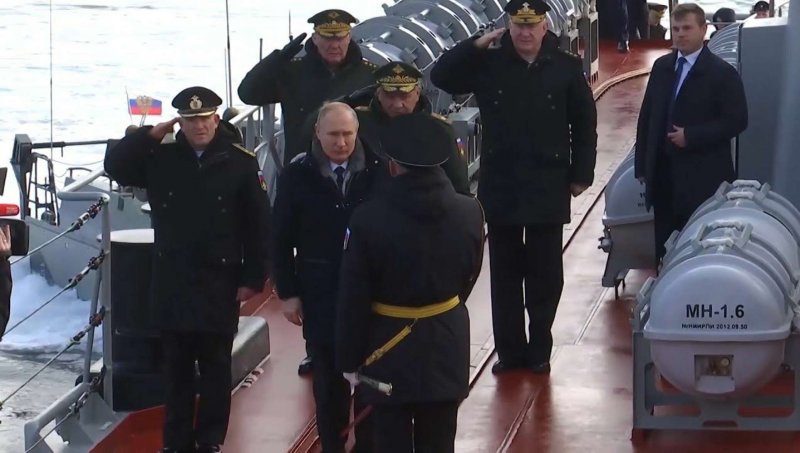 Путин учения ВМФ России в черном море 2020