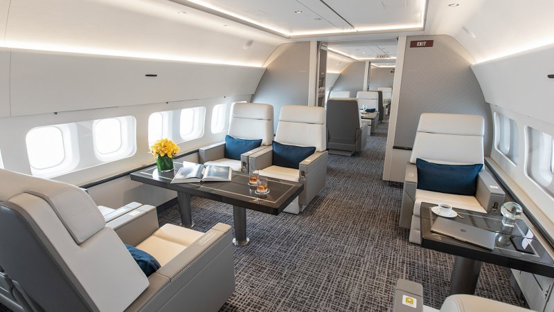 Boeing Business Jet (BBJ) салон